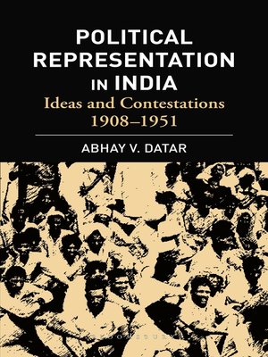cover image of Political Representation In India